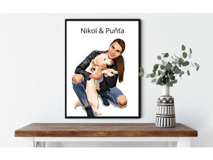 Portrét mazlíka s páníčkem