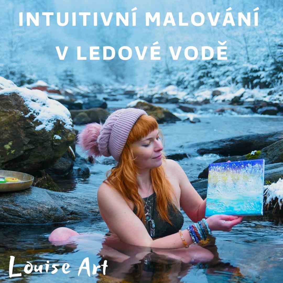 Intuitivní malování v ledové vodě