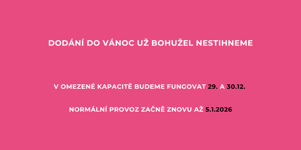 doručení do vánoc