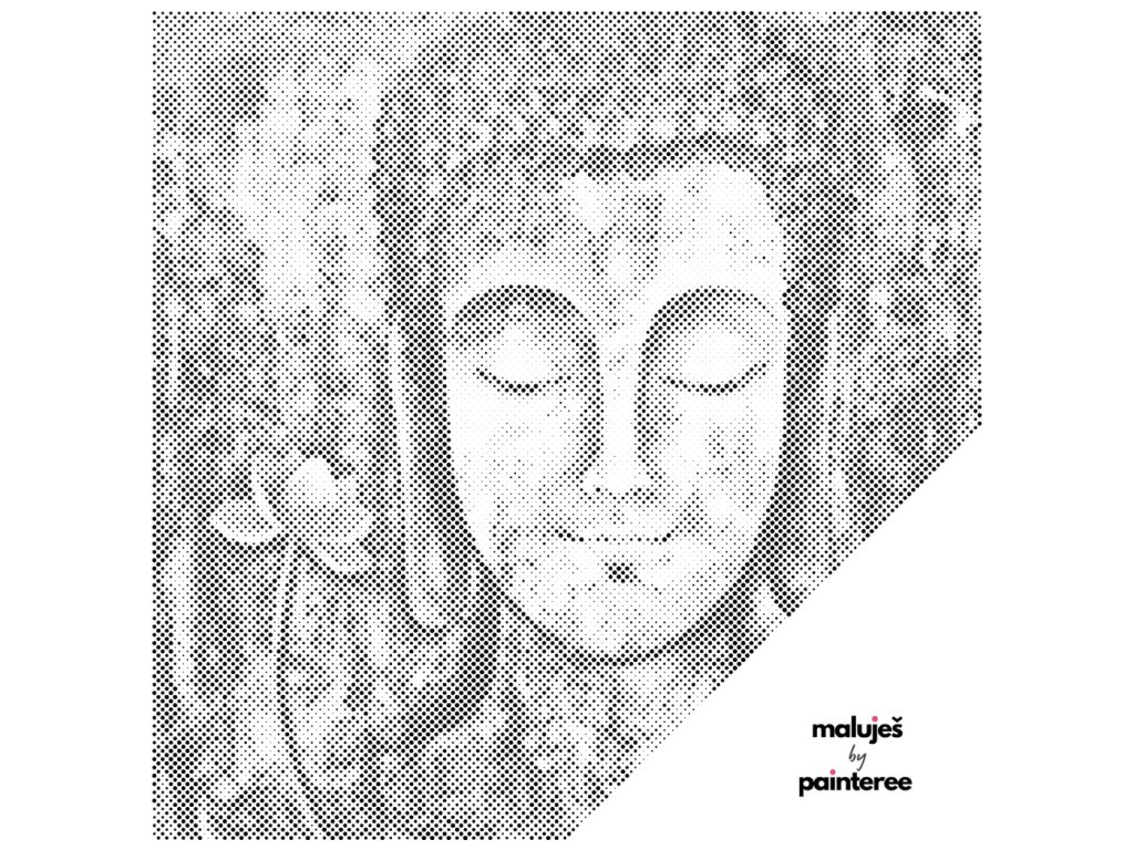 Tečkování - GULISTAAN - TVÁŘ BUDDHY