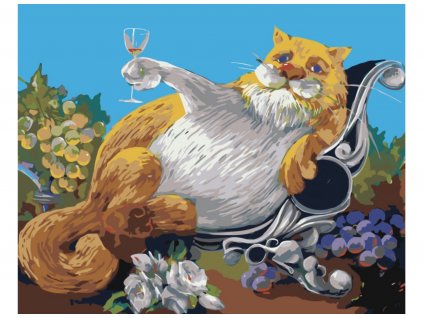 Malování podle čísel - KOCOUR VINAŘ