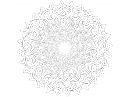 MALOVÁNÍ PROTI STRESU - MANDALA XIX