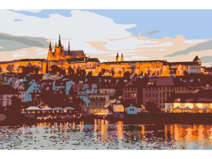 Malování podle čísel - PRAŽSKÝ HRAD