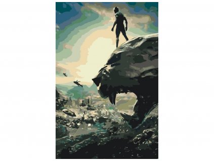 Malování podle čísel - BLACK PANTHER II