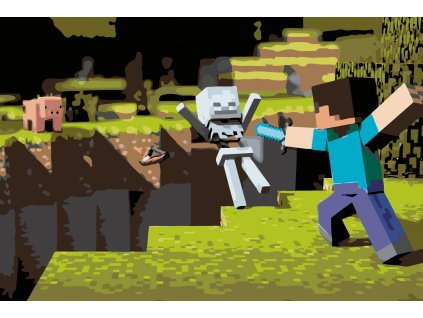 Malování podle čísel - MINECRAFT III