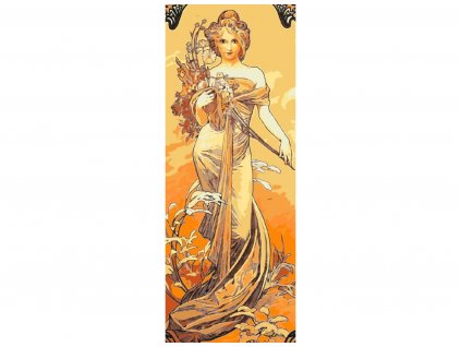 Malování podle čísel - A. MUCHA - JARO