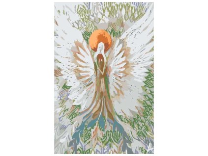 Malování podle čísel - ANDĚLÉ OD LENKY - ANGEL OF HUMILITY