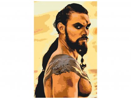 Malování podle čísel - GAME OF THRONES - KHAL DROGO