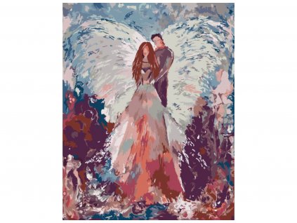 Malování podle čísel - ANDĚLÉ OD LENKY - ANGEL FOR COUPLES