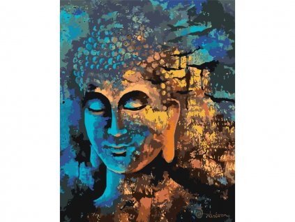 Malování podle čísel - GULISTAAN - BUDDHA A ČERNÉ VRÁNY