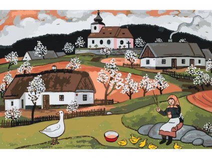 Malování podle čísel - JOSEF LADA - HUSOPASKA