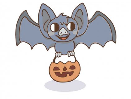 Malování podle čísel - HELLOWEEN A NETOPÝR