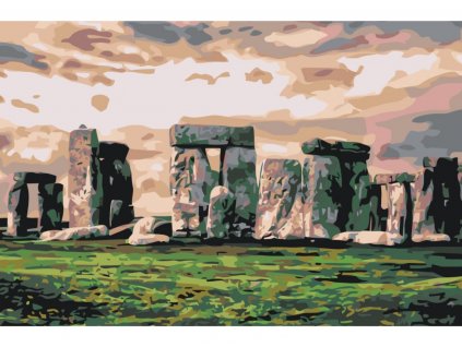 Malování podle čísel - MAGICKÝ STONEHENGE