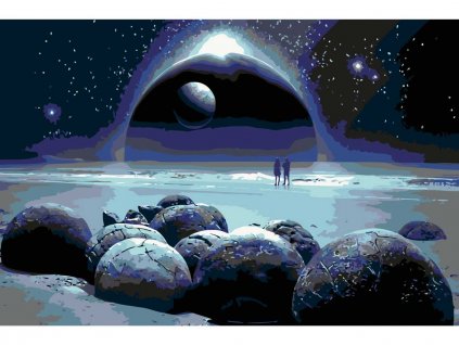 Malování podle čísel - PLANETA