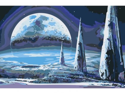 Malování podle čísel - POHLED NA PLANETU