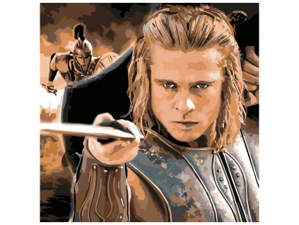 Malování podle čísel - BRAD PITT - TROJA