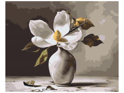 Malování podle čísel - ROZTOMILÁ MAGNOLIE I