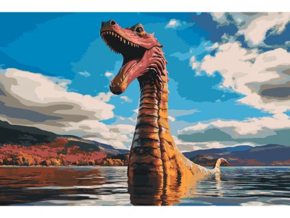 Malování podle čísel - ZPÍVAJÍCÍ LOCH NESS