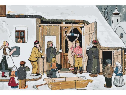 Malování podle čísel - JOSEF LADA - ZABIJAČKA 1942