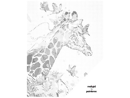 Tečkování - ŽIRAFA A MOTÝLCI