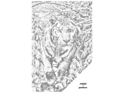 Tečkování - AGNIESZKA MLECZEK - MAJESTÁTNÍ BÍLÝ TYGR