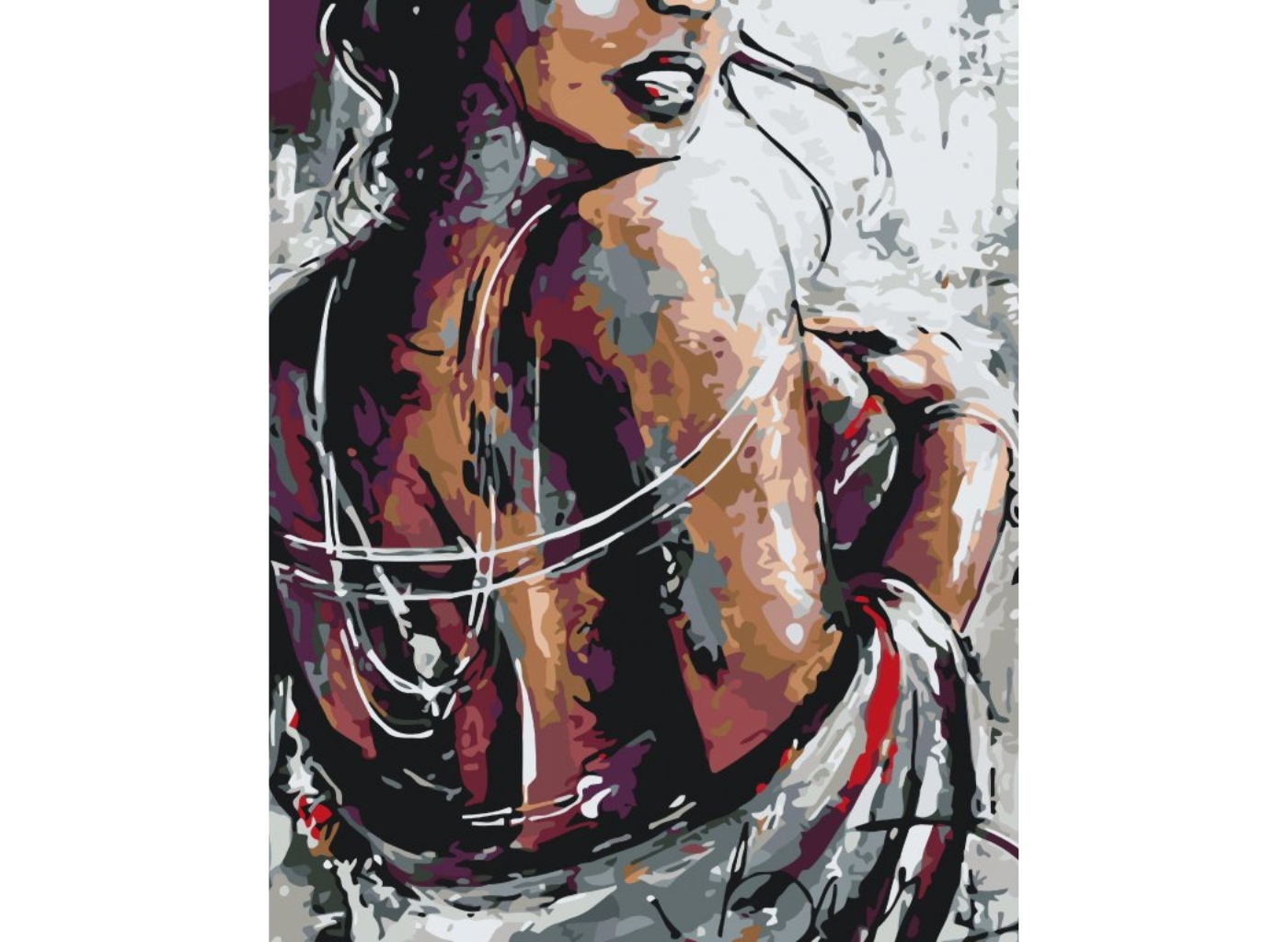 MALUJEŠ Malování podle čísel - SMYSLNOST Rozměr: 80x100 cm, Rámování: vypnuté plátno na rám