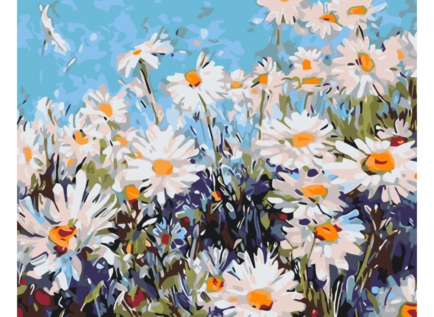 MALUJEŠ Malování podle čísel - KOPRETINY Rozměr: 30x40 cm, Rámování: bez rámu a bez vypnutí plátna