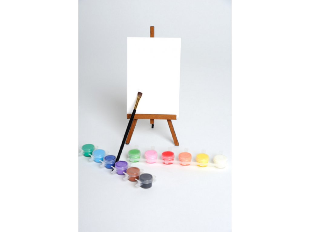 MALUJEŠ Malování podle čísel - ČISTÉ NEPOTIŠTĚNÉ PLÁTNO + základní štětce Rozměr: 80x120 cm, Rámování: vypnuté plátno na rám