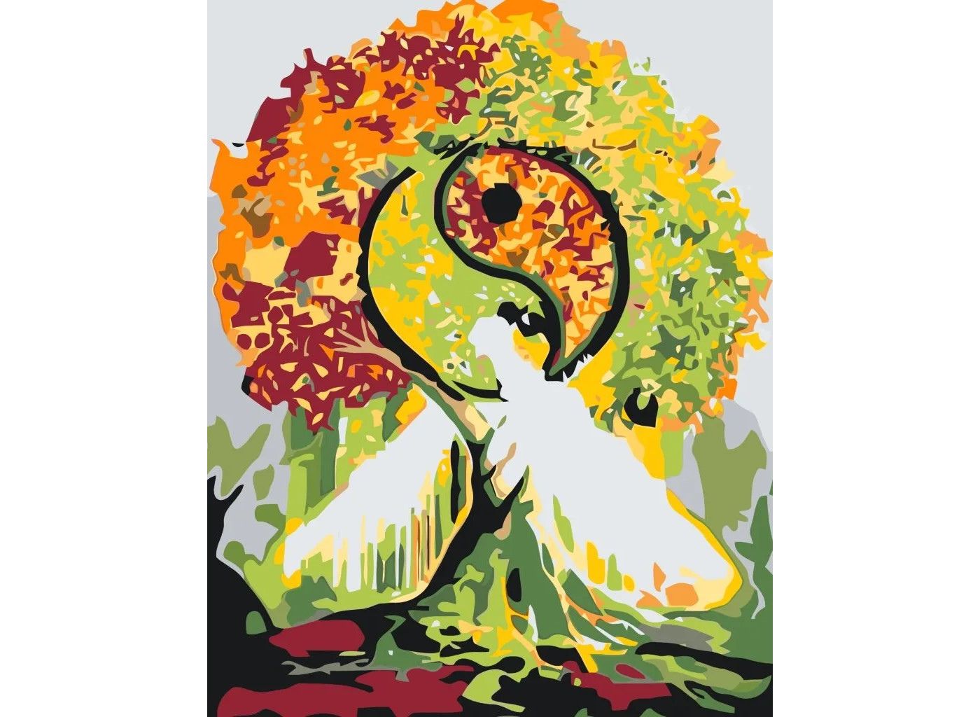 MALUJEŠ Malování podle čísel - JIN JANG Rozměr: 40 x 50 cm, Rámování: vypnuté plátno na rám
