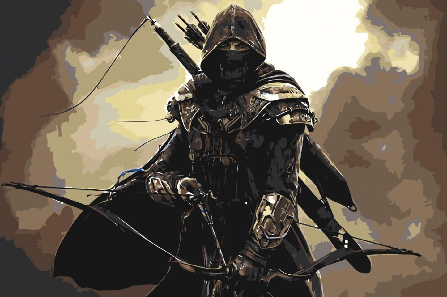 MALUJEŠ Malování podle čísel - NIGHTBLADE Rozměr: 40x60 cm, Rámování: vypnuté plátno na rám
