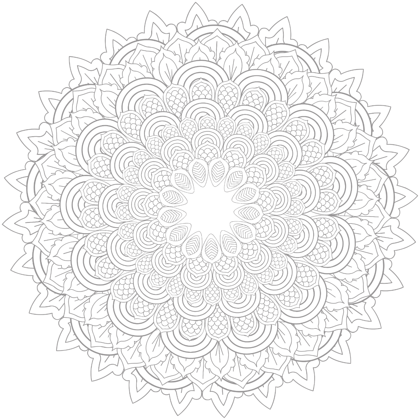 MALUJEŠ MALOVÁNÍ PROTI STRESU - MANDALA XIX Rozměr: 80x80 cm, Rámování: vypnuté plátno na rám