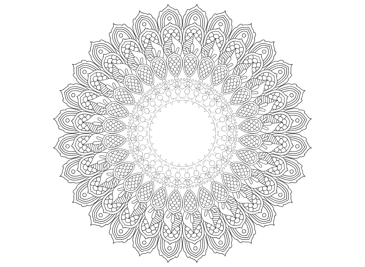 MALUJEŠ MALOVÁNÍ PROTI STRESU - MANDALA XX Rozměr: 80x80 cm, Rámování: bez rámu a bez vypnutí plátna