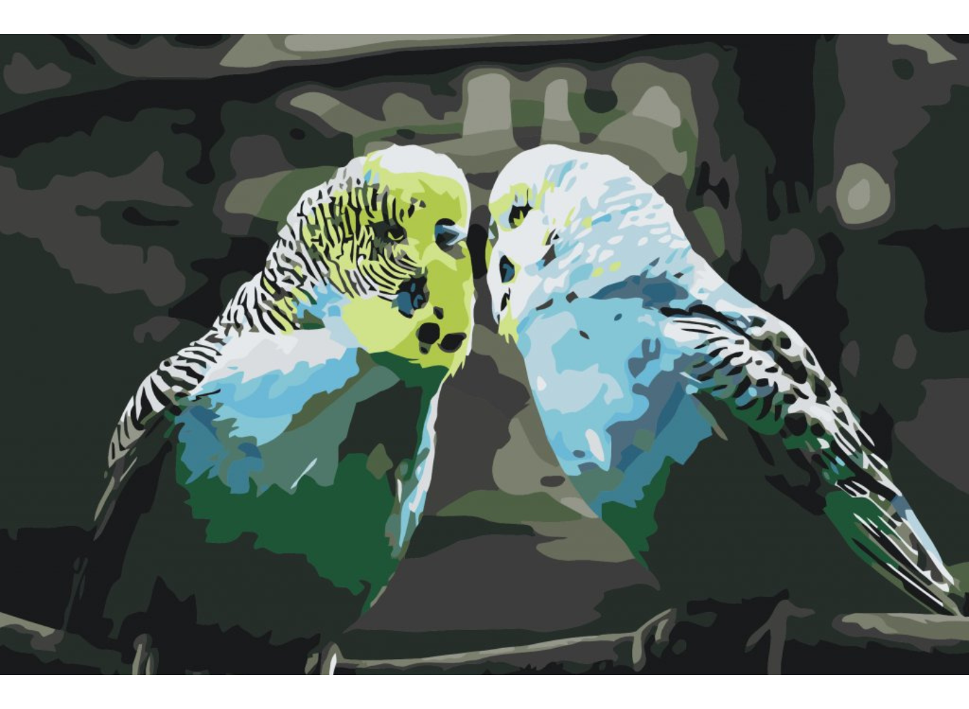 MALUJEŠ Malování podle čísel - ANDULKY Rozměr: 80x120 cm, Rámování: vypnuté plátno na rám