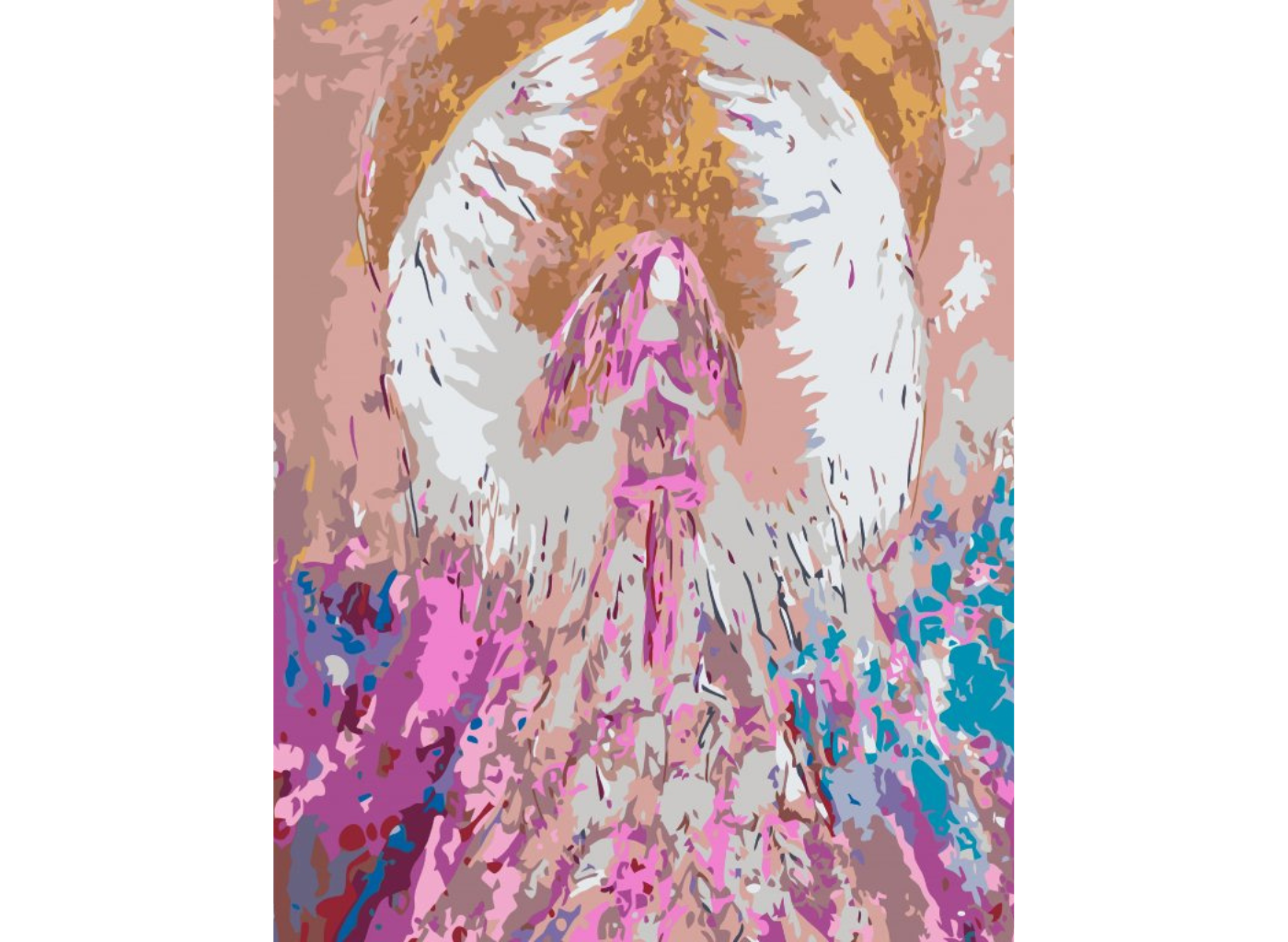 MALUJEŠ Malování podle čísel - ANDĚLÉ OD LENKY - CONFIDENCE ANGEL Rozměr: 40x50 cm, Rámování: bez rámu a bez vypnutí plátna