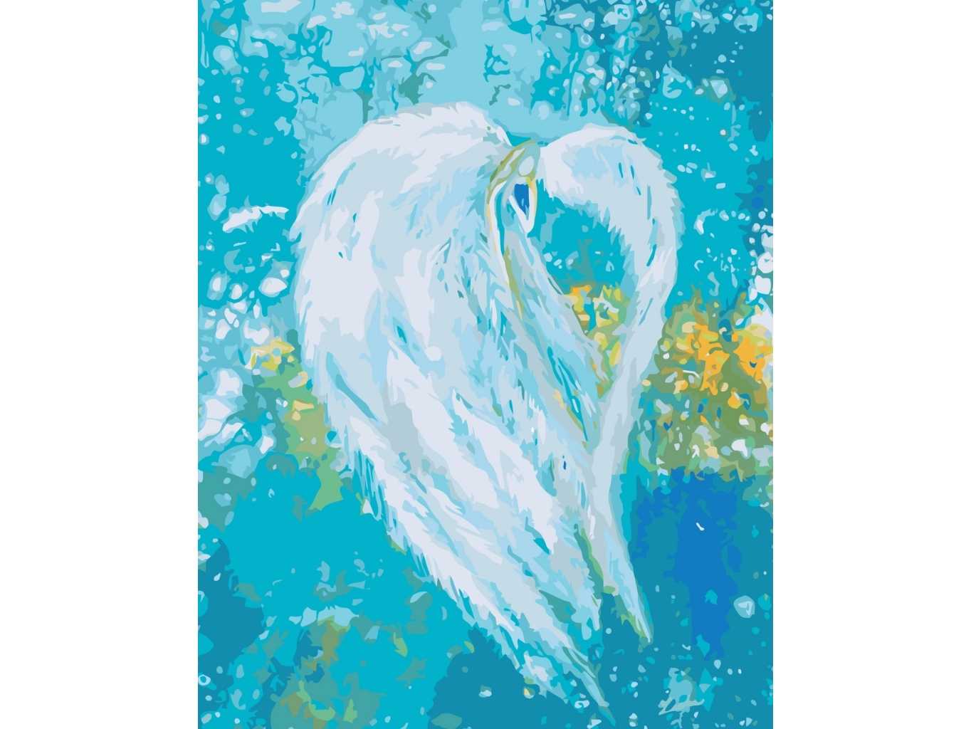 MALUJEŠ Malování podle čísel - ANDĚLÉ OD LENKY - FREEDOM ANGEL Rozměr: 60x80 cm, Rámování: bez rámu a bez vypnutí plátna
