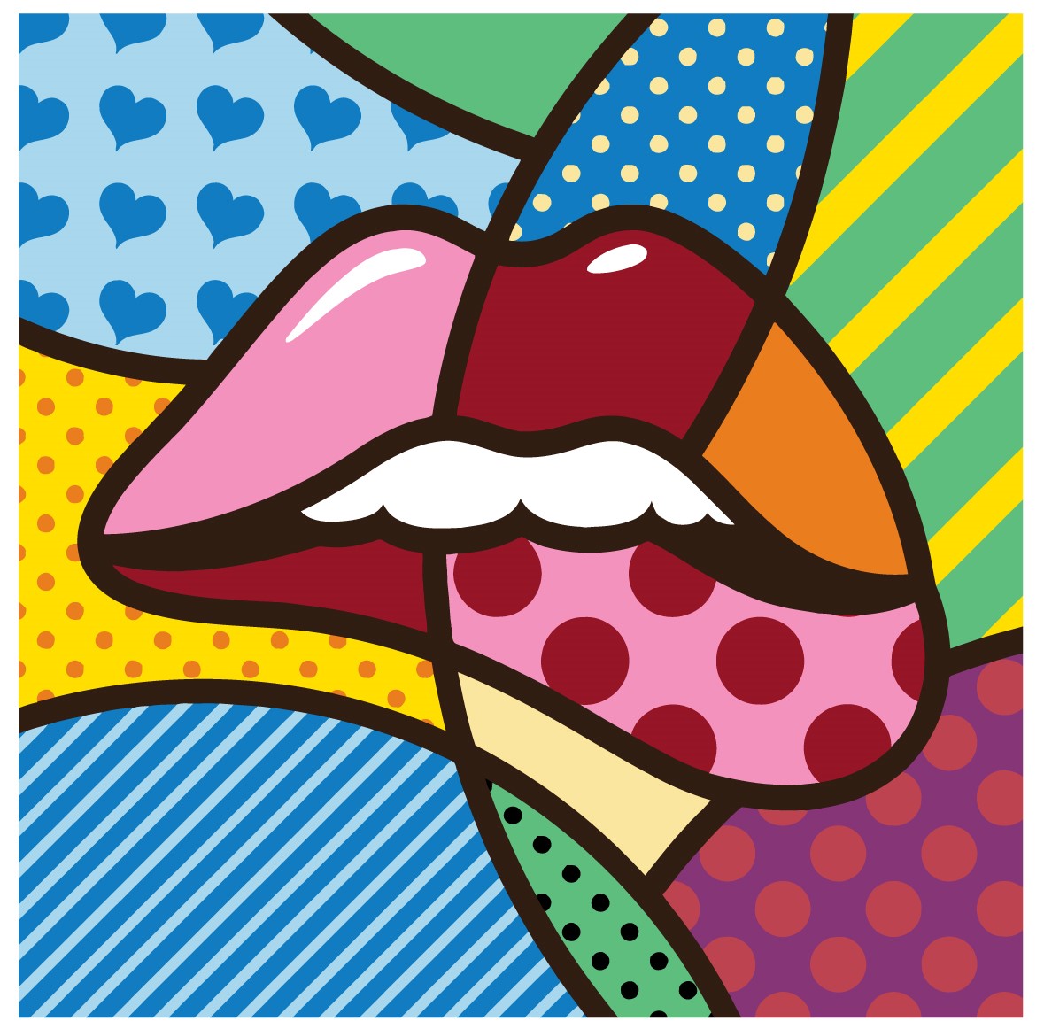 MALUJEŠ Malování podle čísel - RTY POP - ART Rozměr: 50x50 cm, Rámování: bez rámu a bez vypnutí plátna