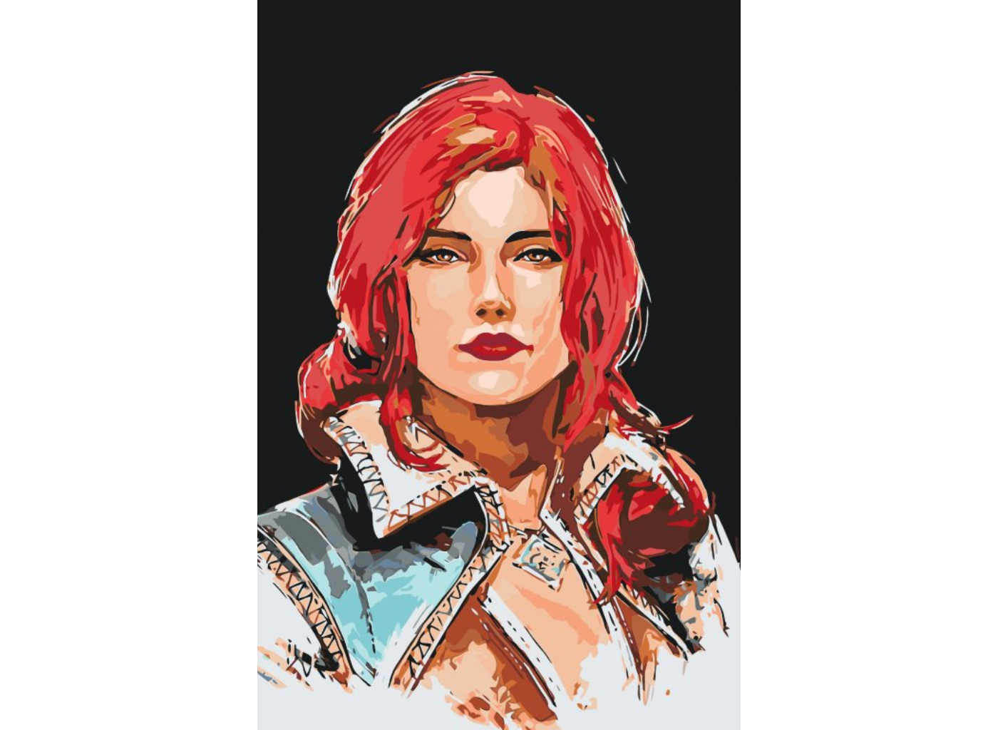 MALUJEŠ Malování podle čísel - TRISS Rozměr: 60x80 cm, Rámování: bez rámu a bez vypnutí plátna