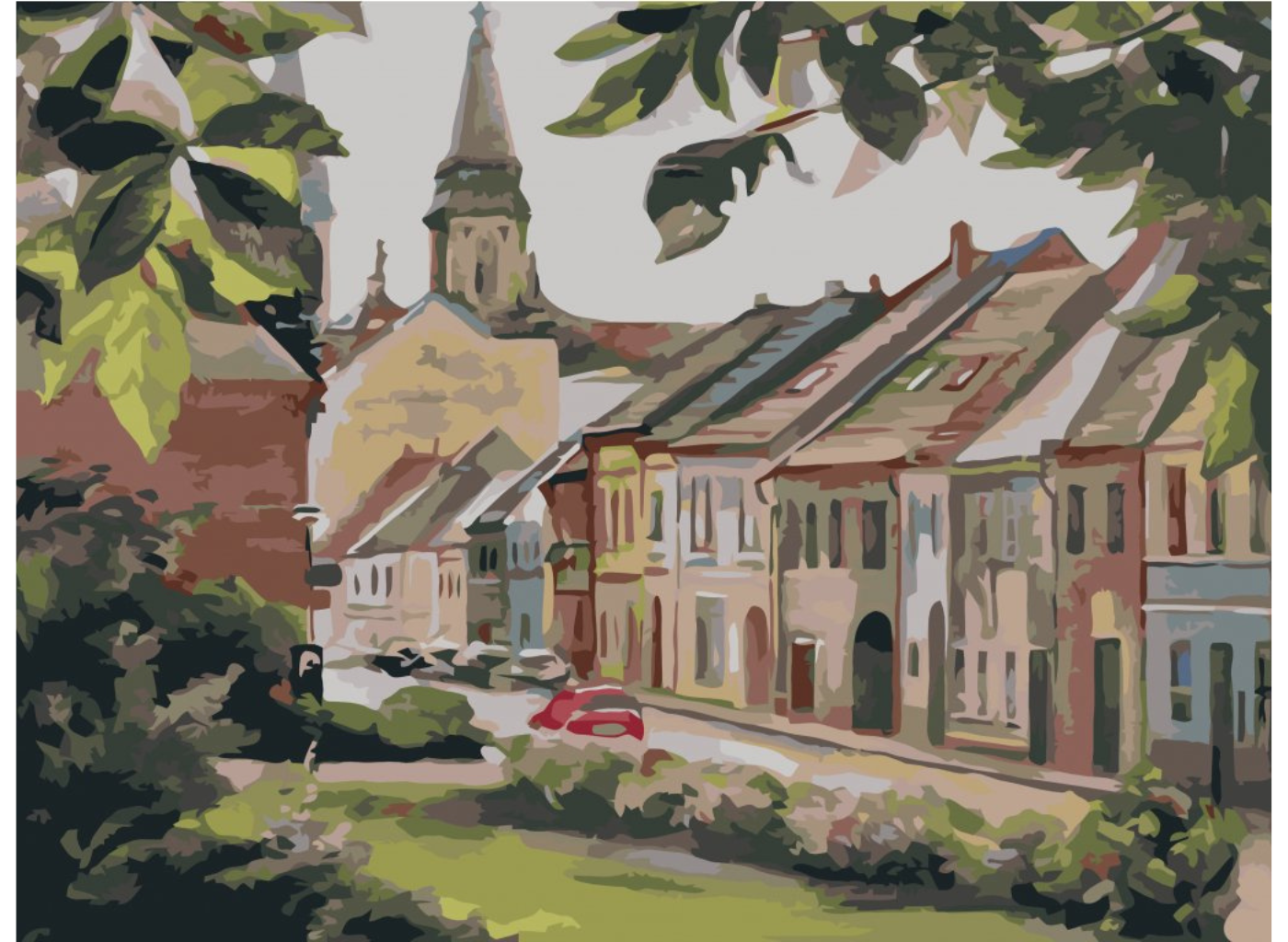 MALUJEŠ Malování podle čísel - OBRAZY OD JANY - ROUDNICE NAD LABEM Rozměr: 40x50 cm, Rámování: vypnuté plátno na rám
