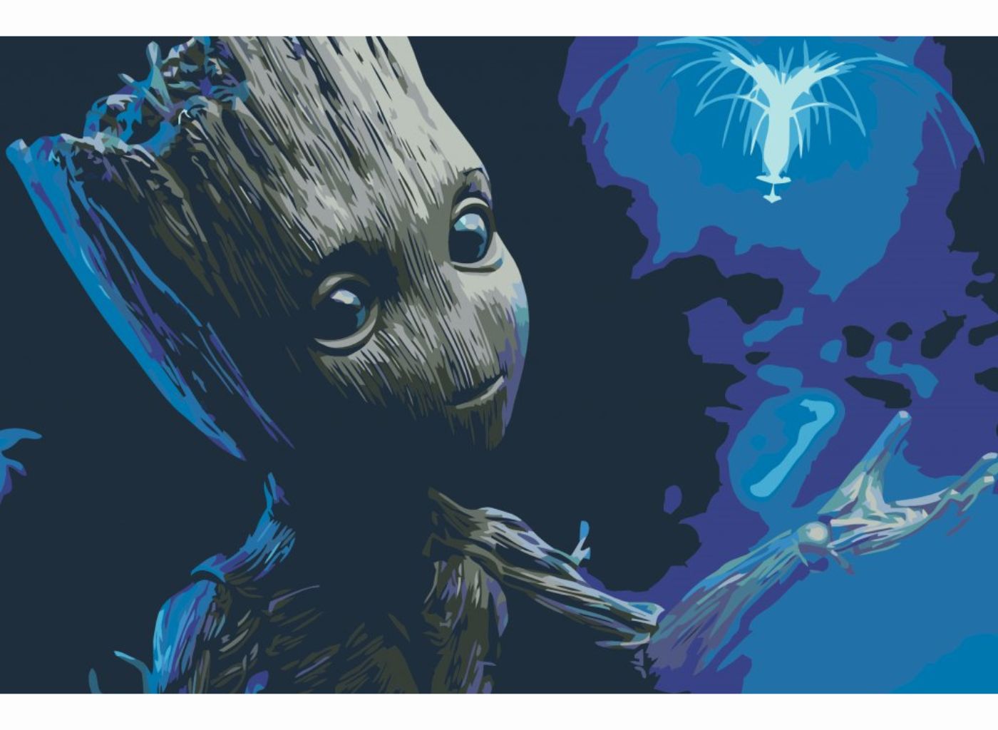 MALUJEŠ Malování podle čísel - GROOT Rozměr: 60 x 80 cm, Rámování: vypnuté plátno na rám