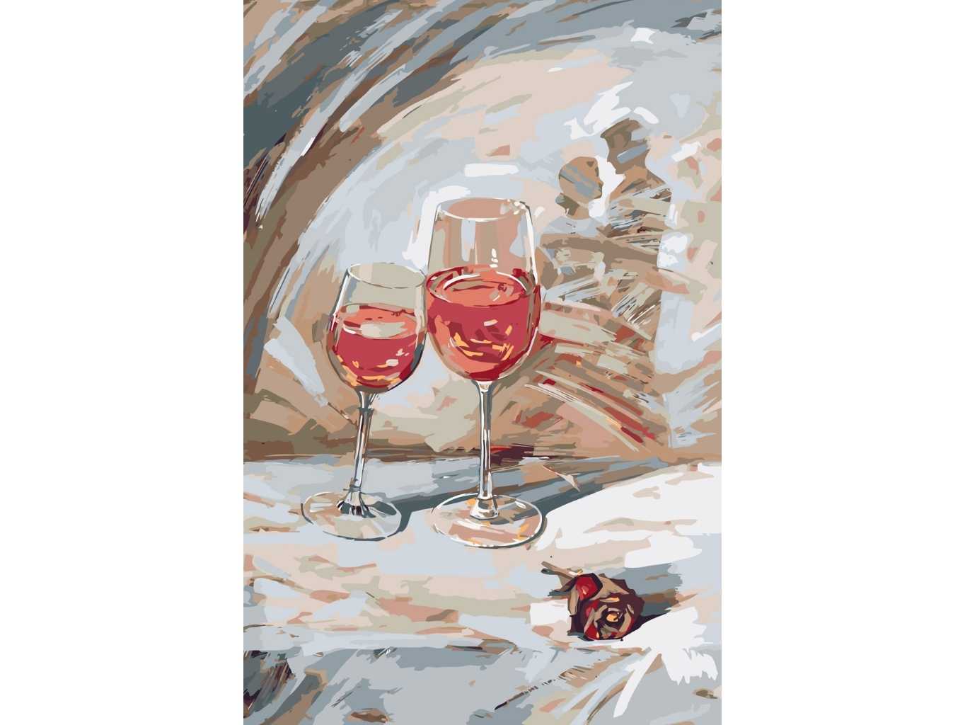 MALUJEŠ Malování podle čísel - OBRAZY OD JANY - HRA STÍNŮ I Rozměr: 60x80 cm, Rámování: vypnuté plátno na rám