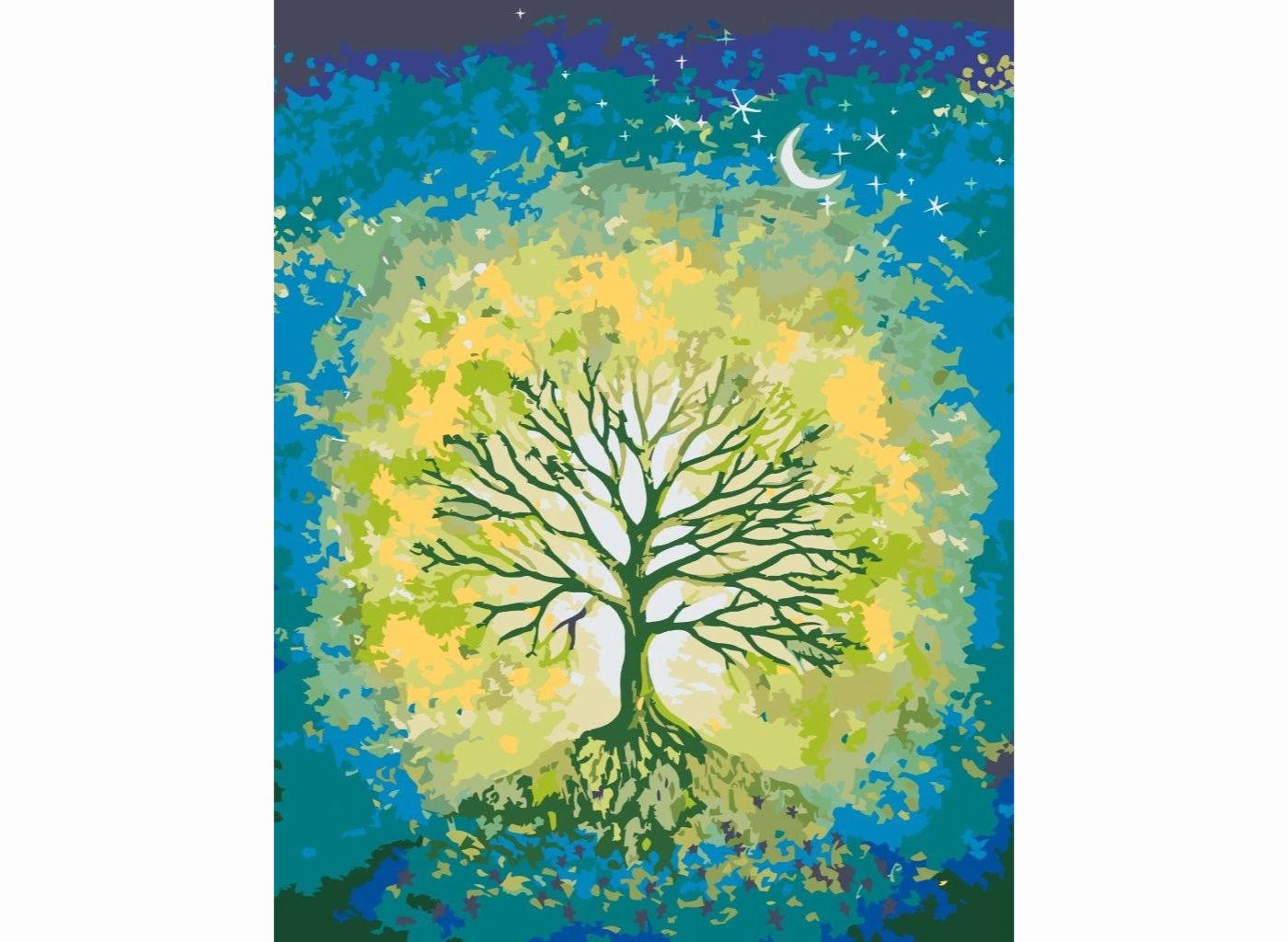 MALUJEŠ Malování podle čísel - LISTOPAD by LOUISE ART Rozměr: 30 x 40 cm, Rámování: bez rámu a bez vypnutí plátna