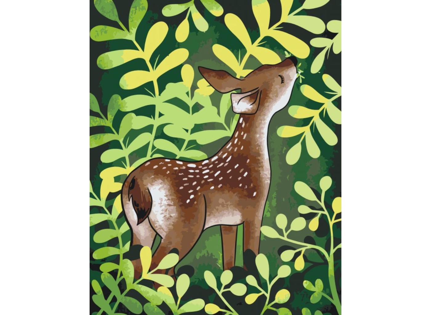 MALUJEŠ Malování podle čísel - AGNIESZKA MLECZEK - LAŇKA LADA NA PASTVĚ Rozměr: 80x100 cm, Rámování: vypnuté plátno na rám