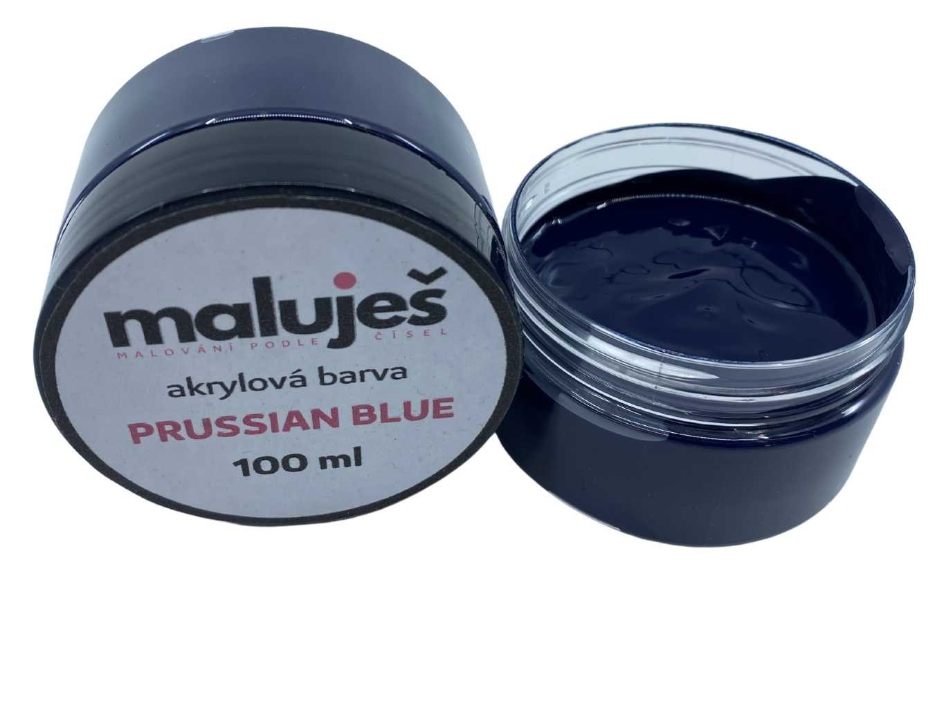 MALUJEŠ Malování podle čísel - AKRYLOVÁ BARVA - PRUSSIAN BLUE - 100 ml