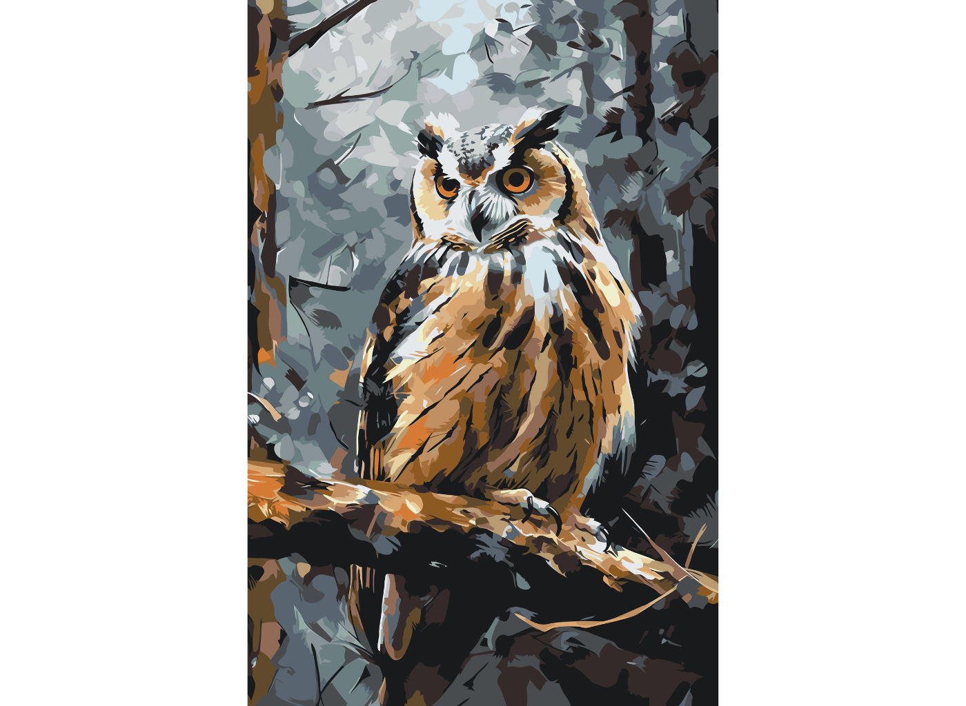 MALUJEŠ Malování podle čísel - OSTRAŽITÝ VÝR Rozměr: 80x120 cm, Rámování: vypnuté plátno na rám