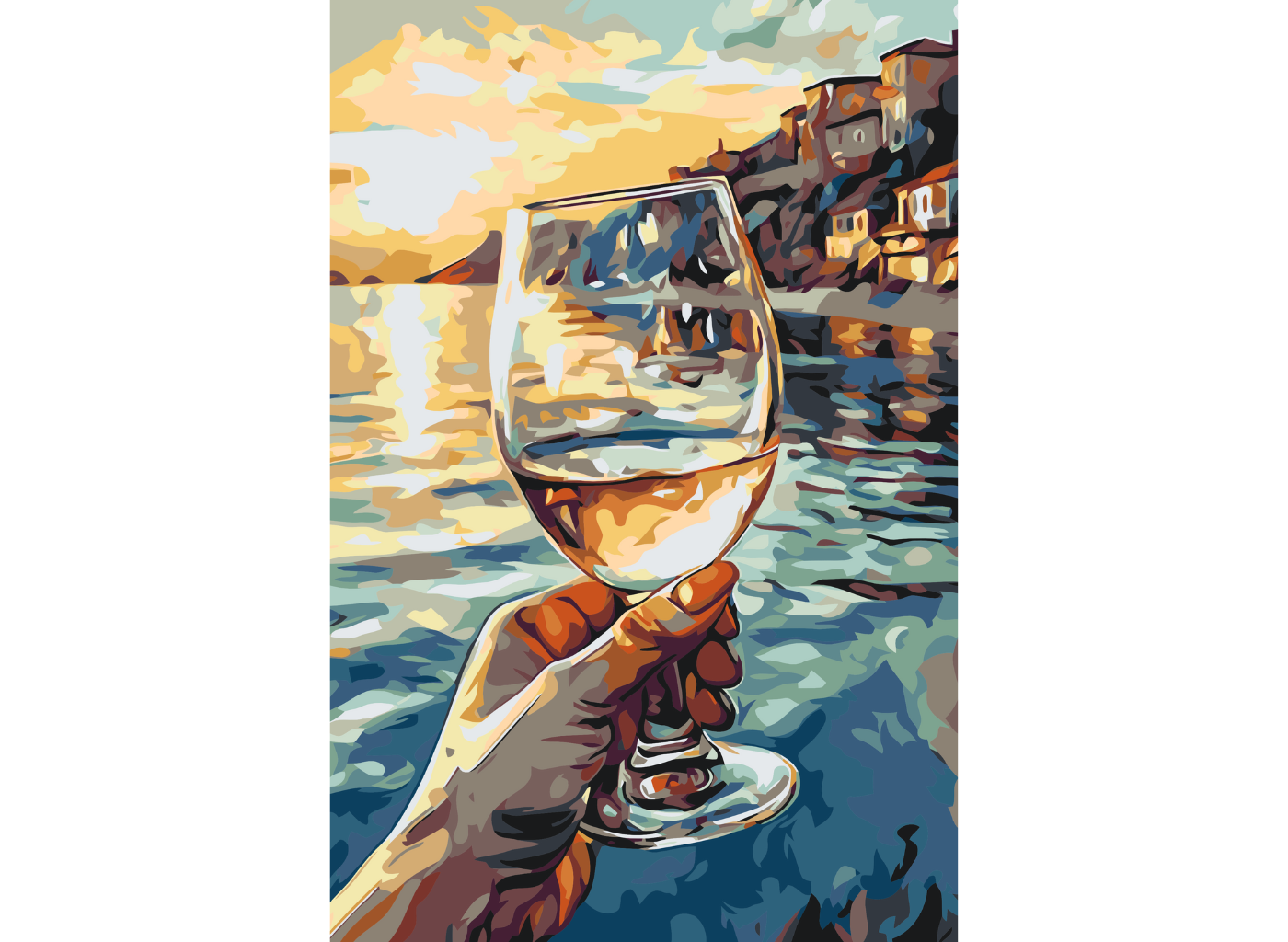 MALUJEŠ Malování podle čísel - LETNÍ VZPOMÍNKY III Rozměr: 60x80 cm, Rámování: bez rámu a bez vypnutí plátna