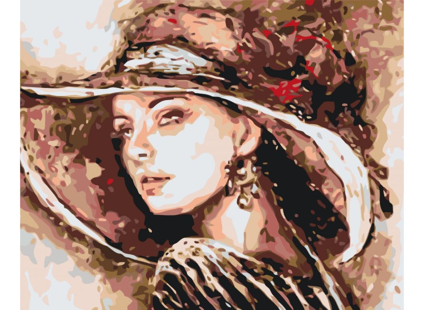 MALUJEŠ Malování podle čísel - NEDOTKNUTELNÁ Rozměr: 40x50 cm, Rámování: bez rámu a bez vypnutí plátna