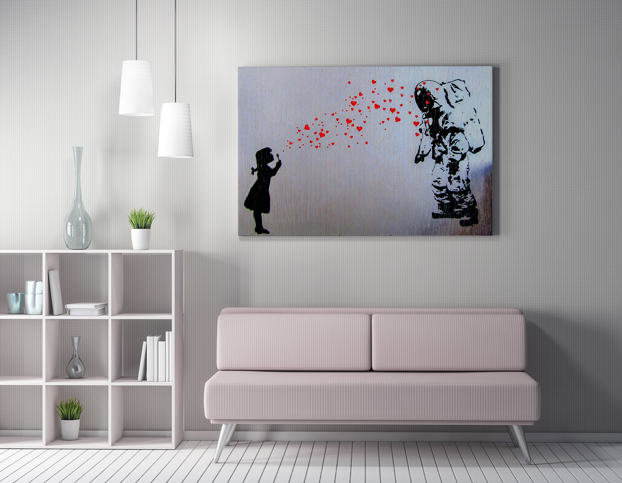 ASIR Nástěnný obraz ASTRONAUT plátno 70x100 cm