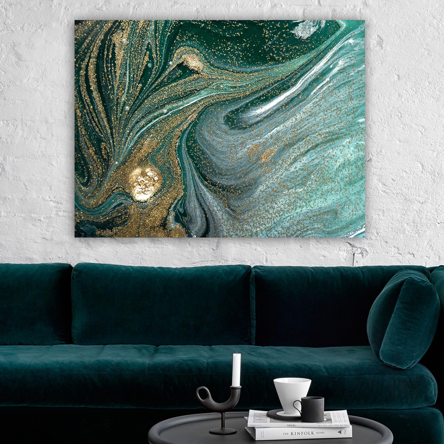 ASIR Nástěnný obraz ABSTRAKCE 2 plátno 100x70 cm
