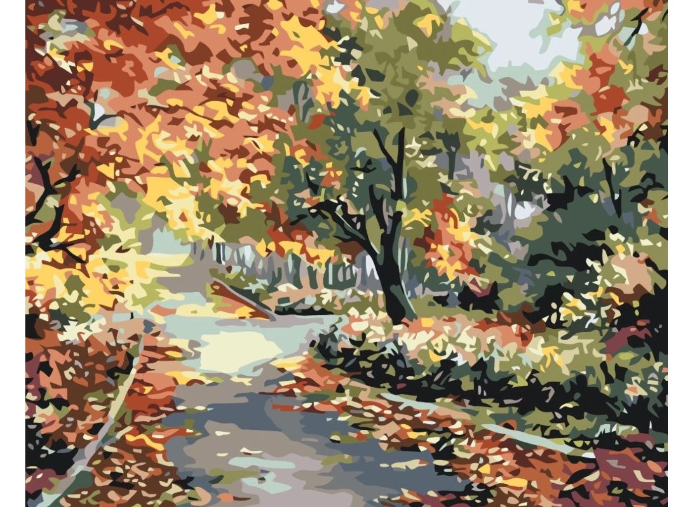 MALUJEŠ Malování podle čísel - KVĚTINOVÁ ZAHRADA Rozměr: 80 x 100 cm, Rámování: vypnuté plátno na rám