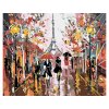 Malování podle čísel - RUŠNÁ ULICE A EIFFELOVA VĚŽ